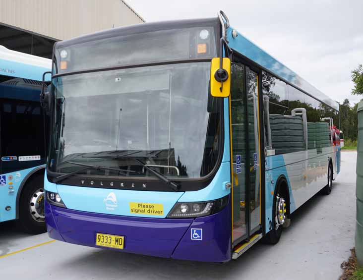 Port Stephens Volvo B8RLE Volgren Optimus 9333MO